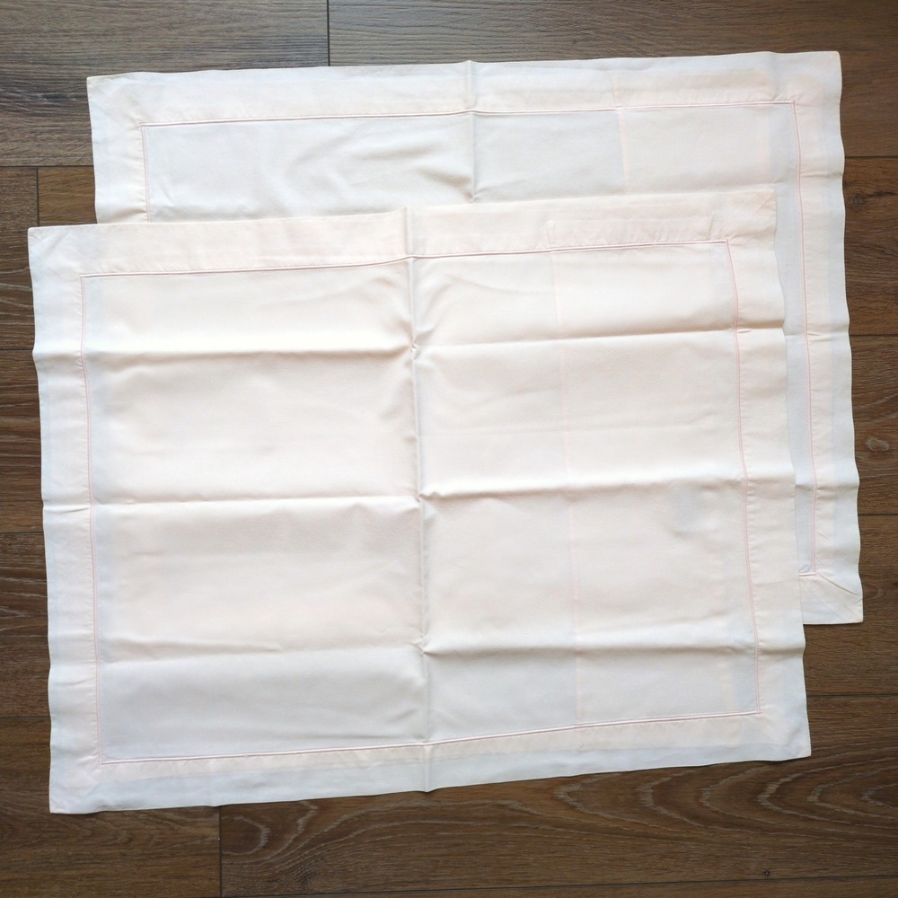 Peter Reed Pink Standard Pillowcase or Sham‎ Set (2) 1 Satin Cord Cotton